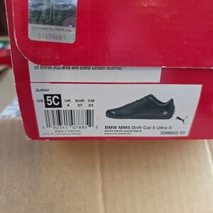 Puma BMW MMS Drift Cat 5 Ultra II Men's Black Low-Profile Sneakers